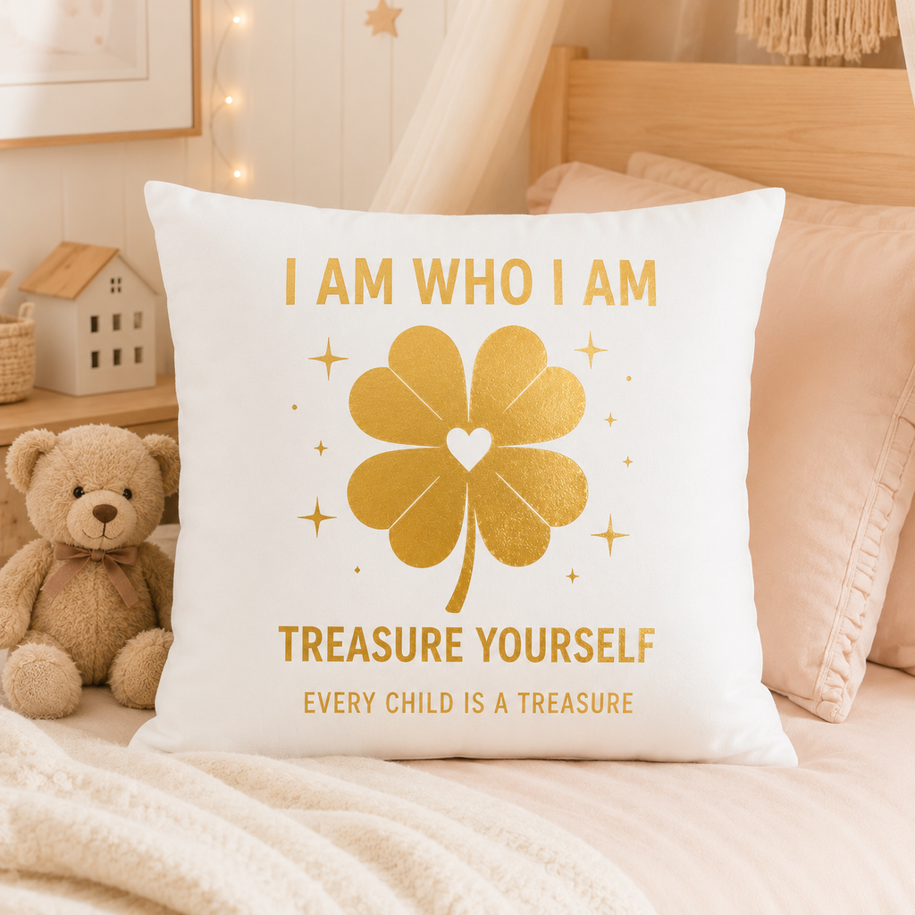 I Am Who I Am | Treasure Yourself Kussen Goud