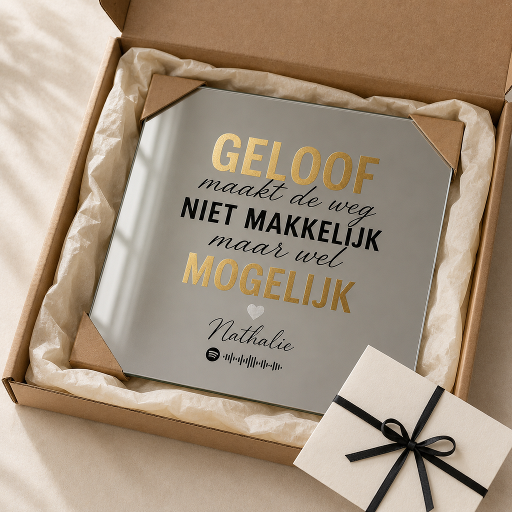 Geloof maakt de weg mogelijk | Gepersonaliseerde muziekspiegel
