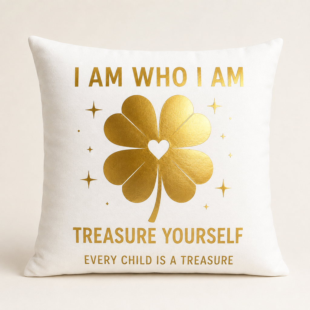 I Am Who I Am | Treasure Yourself Kussen Goud
