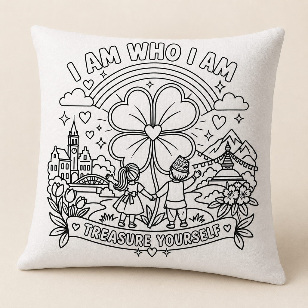 I Am Who I Am | Inkleurkussen Volwassen Editie