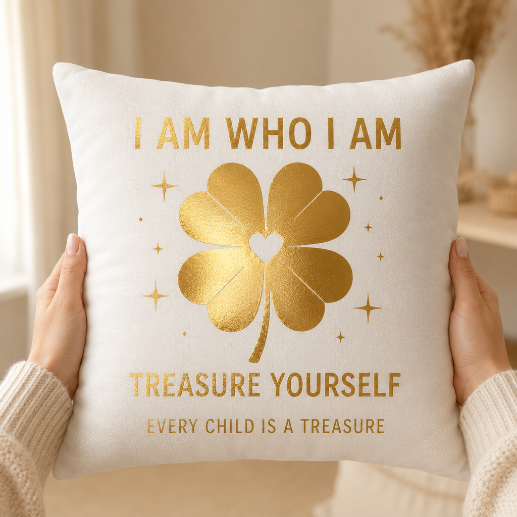I Am Who I Am | Treasure Yourself Kussen Goud